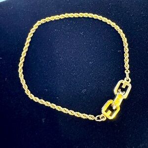 Givenchy Gold Chain Bracelet